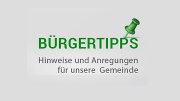 Bürgertipps - Hinweise und Anregungen für unsere Gemeinde&nbsp;&copy;&nbsp;Gemeinde Ahrensfelde
