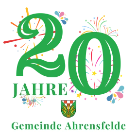 Logo Jubiläum Gemeinde Ahrensfelde © Gemeinde Ahrensfelde
