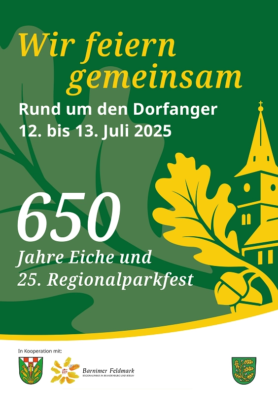 Plakat 650 Eiche&nbsp;&copy;&nbsp;Gemeinde Ahrensfelde