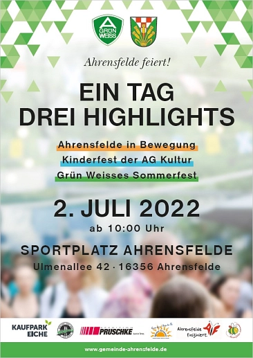 Plakat AiB 2022 © Gemeinde Ahrensfelde