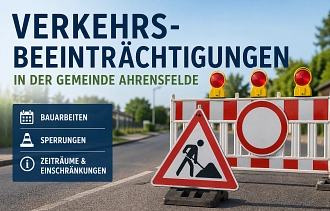 Straßenarbeiten & Verkehrsbehinderungen