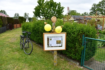 Schild für Teilnehmergärten © Gemeinde Ahrensfelde